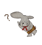 不器用なうさぎ・ぎんさんの心の叫び（個別スタンプ：22）