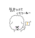 いつでも丁寧なビションちゃん（個別スタンプ：15）