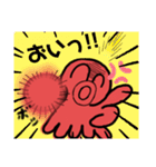 タコのはっちゃんとスーパーアザラシくん（個別スタンプ：29）