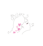 ほわかわ女の子（個別スタンプ：2）