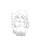 ほわかわ女の子（個別スタンプ：4）