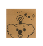 もんとかめこの日常で使えるコアラ（個別スタンプ：7）