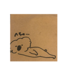 もんとかめこの日常で使えるコアラ（個別スタンプ：10）