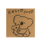 もんとかめこの日常で使えるコアラ（個別スタンプ：13）
