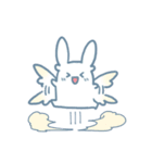 羽うさぎのスタンプ（個別スタンプ：2）