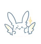 羽うさぎのスタンプ（個別スタンプ：3）