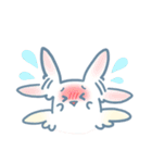 羽うさぎのスタンプ（個別スタンプ：6）