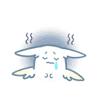 羽うさぎのスタンプ（個別スタンプ：7）