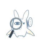 羽うさぎのスタンプ（個別スタンプ：28）