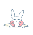 羽うさぎのスタンプ（個別スタンプ：29）