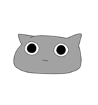 ゆるい顔のねこスタンプ（個別スタンプ：7）