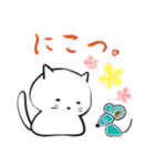 しろふわ猫（個別スタンプ：12）