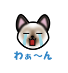シャムにゃんのリム（個別スタンプ：7）
