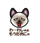 シャムにゃんのリム（個別スタンプ：10）