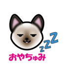 シャムにゃんのリム（個別スタンプ：12）