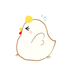 ポンポンひよこ*（個別スタンプ：3）