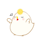 ポンポンひよこ*（個別スタンプ：4）