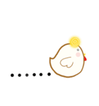 ポンポンひよこ*（個別スタンプ：9）