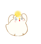 ポンポンひよこ*（個別スタンプ：10）
