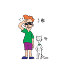 ジョンとねこ（個別スタンプ：23）