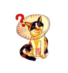 三毛猫 るぴちゃんの手描きスタンプ（個別スタンプ：9）