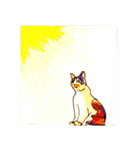 三毛猫 るぴちゃんの手描きスタンプ（個別スタンプ：14）