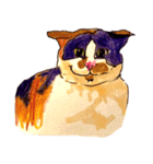 三毛猫 るぴちゃんの手描きスタンプ（個別スタンプ：17）