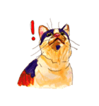 三毛猫 るぴちゃんの手描きスタンプ（個別スタンプ：21）