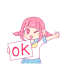それゆけ！ おさげちゃん！！（個別スタンプ：10）