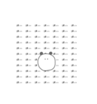 ちょっと病んでるパンダみたいないきもの（個別スタンプ：3）