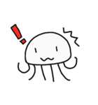 しろいくらげ～びっくり篇（個別スタンプ：21）