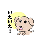 トイプードルの食いしん坊レオくん（個別スタンプ：36）