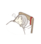 銀髪赤目ちゃんのスタンプ（個別スタンプ：12）
