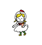 とりぼうともみじちゃん【文字なし①】（個別スタンプ：2）