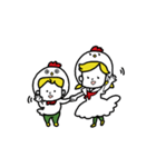 とりぼうともみじちゃん【文字なし①】（個別スタンプ：3）