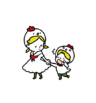 とりぼうともみじちゃん【文字なし①】（個別スタンプ：4）
