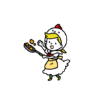 とりぼうともみじちゃん【文字なし①】（個別スタンプ：7）