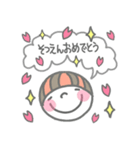 マッシュマッシュ/04-卒入-（個別スタンプ：3）