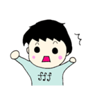 音楽が好きな男の子（個別スタンプ：6）
