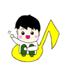 音楽が好きな男の子（個別スタンプ：8）