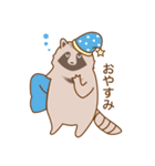 ゆるいたぬさん（個別スタンプ：3）