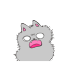 あむちゃん 灰色こねこ登場編（個別スタンプ：9）