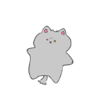 あむちゃん 灰色こねこ登場編（個別スタンプ：15）