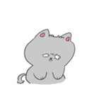あむちゃん 灰色こねこ登場編（個別スタンプ：17）