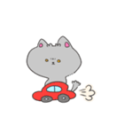 あむちゃん 灰色こねこ登場編（個別スタンプ：20）
