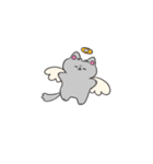 あむちゃん 灰色こねこ登場編（個別スタンプ：27）