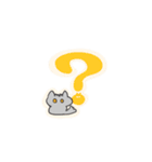 あむちゃん 灰色こねこ登場編（個別スタンプ：32）