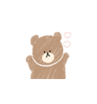 ゆるいクマの日常スタンプ（個別スタンプ：1）