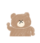 ゆるいクマの日常スタンプ（個別スタンプ：5）