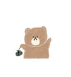 ゆるいクマの日常スタンプ（個別スタンプ：8）